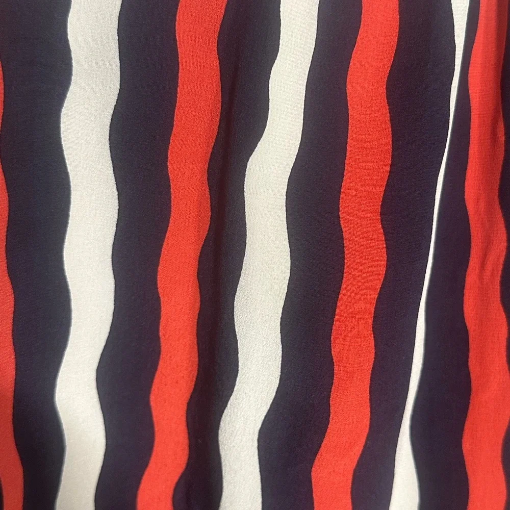 MARC JACOBS | 100% Silk Wavy Striped Dress - Picture 3 of 8